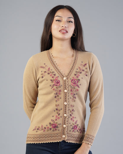 Nadia Embroidered Cardigan