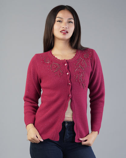 Estelle Beaded Cardigan