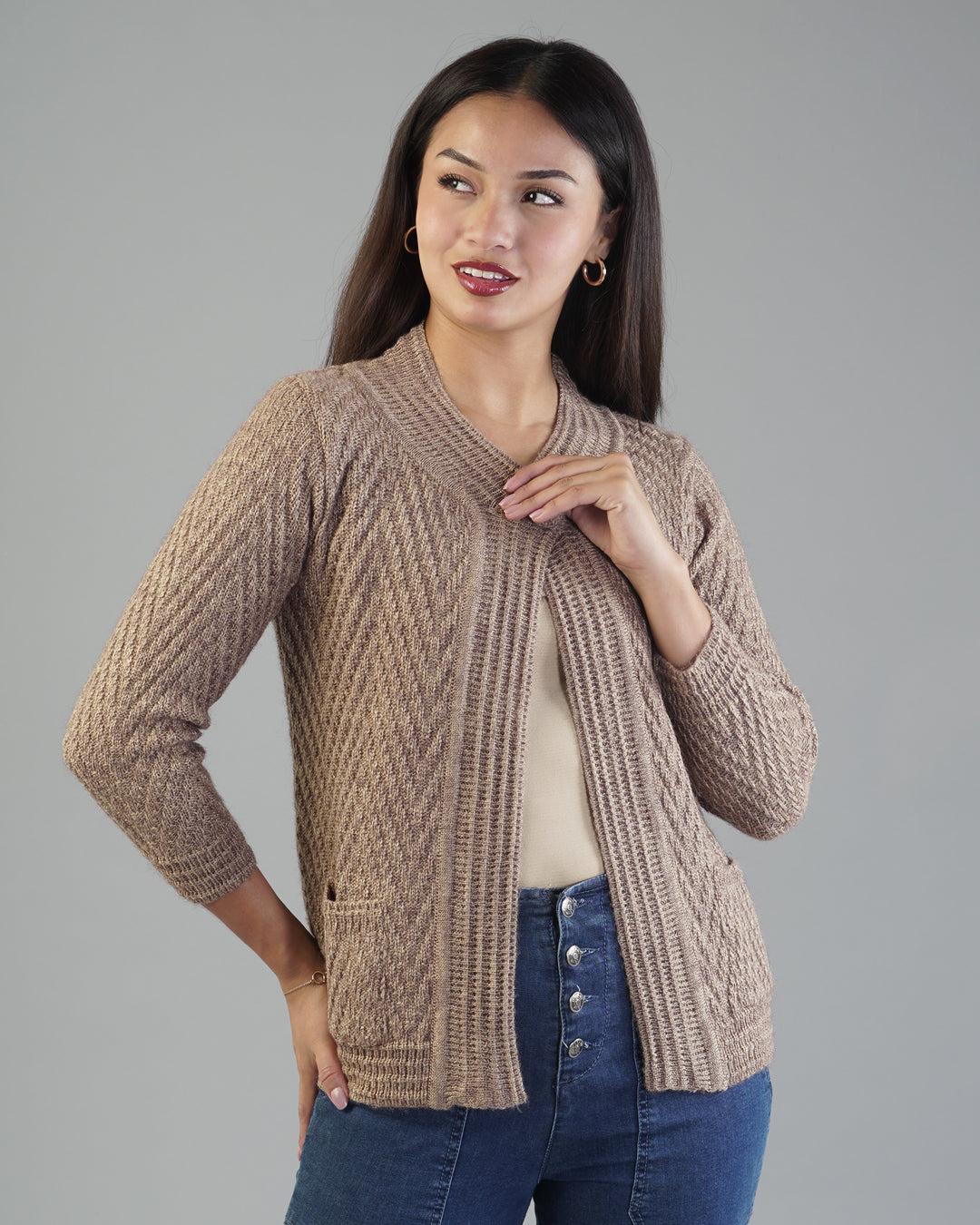 Maeve V-Neck Knit Cardigan