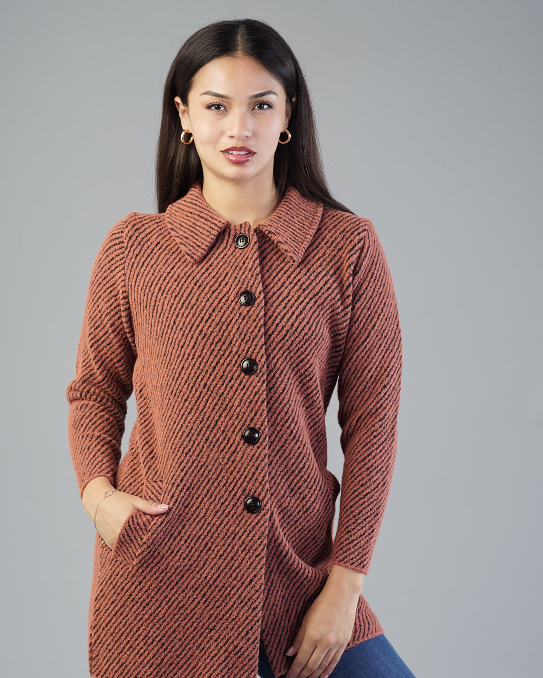 Emilia Collared Cardigan