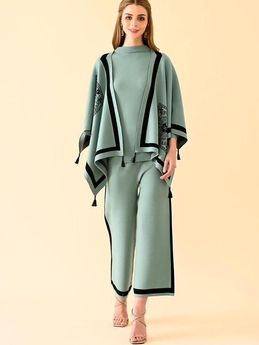 Sage Breeze Tie-Up Co-Ord