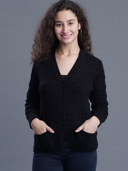  SoftHaven Round-Neck Cardigan
