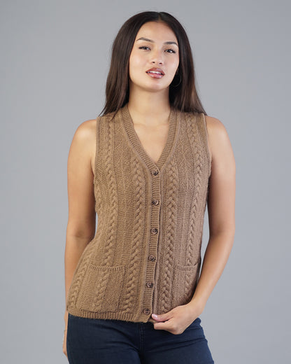 Sofia V-Neck Knit Cardigan