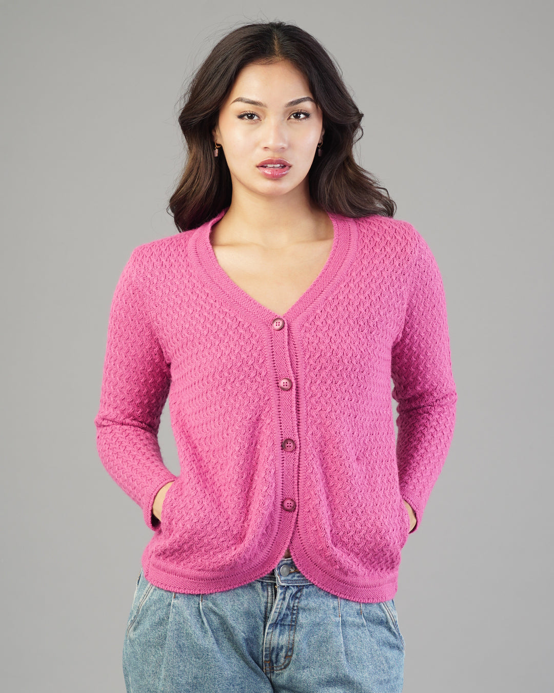 Mina V-Neck Knit Cardigan