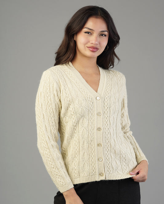 Cora V-Neck Knit Cardigan