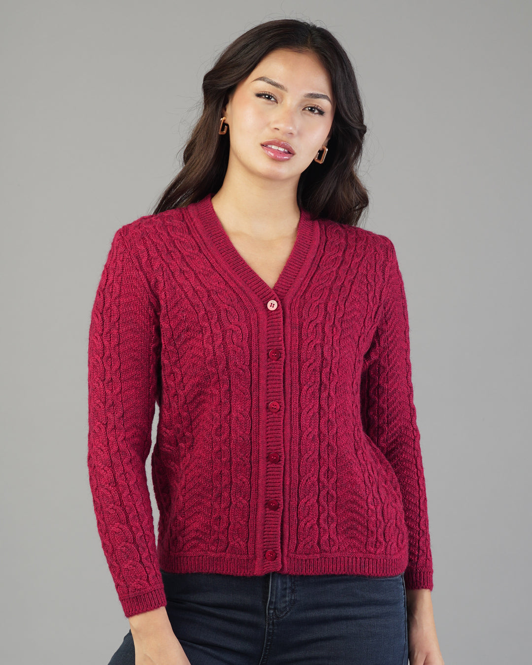 Iris V-Neck Knit Cardigan