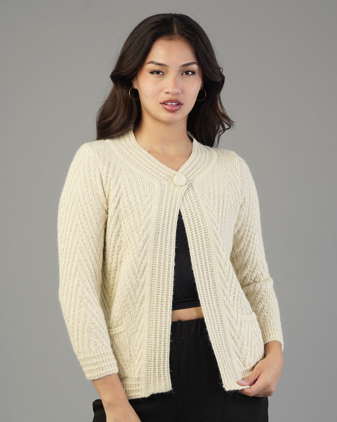 Maeve V-Neck Knit Cardigan