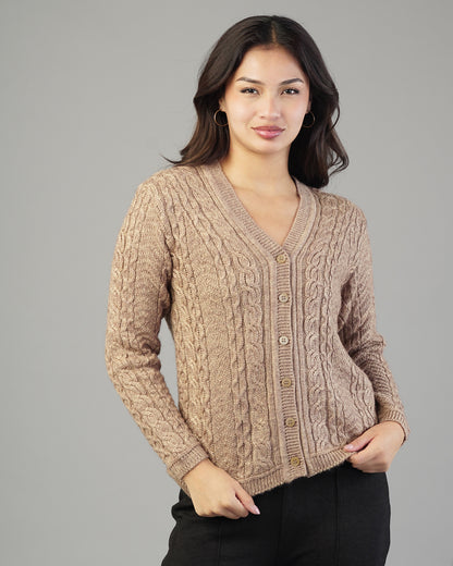 Iris V-Neck Knit Cardigan