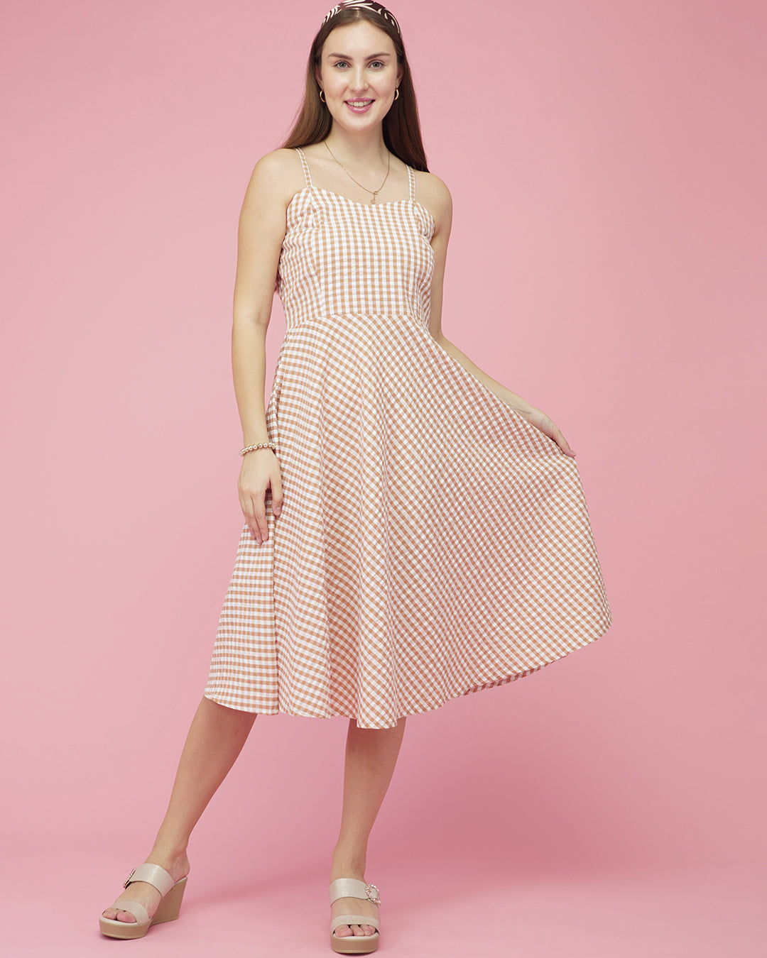 Desert Gingham Sundress