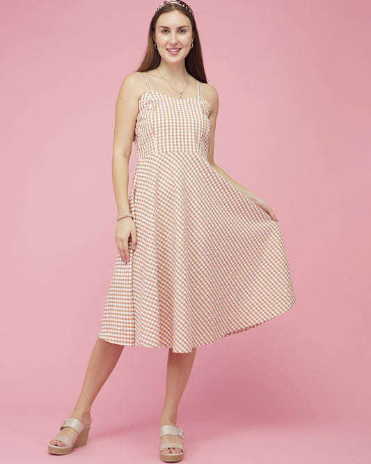 Desert Gingham Sundress