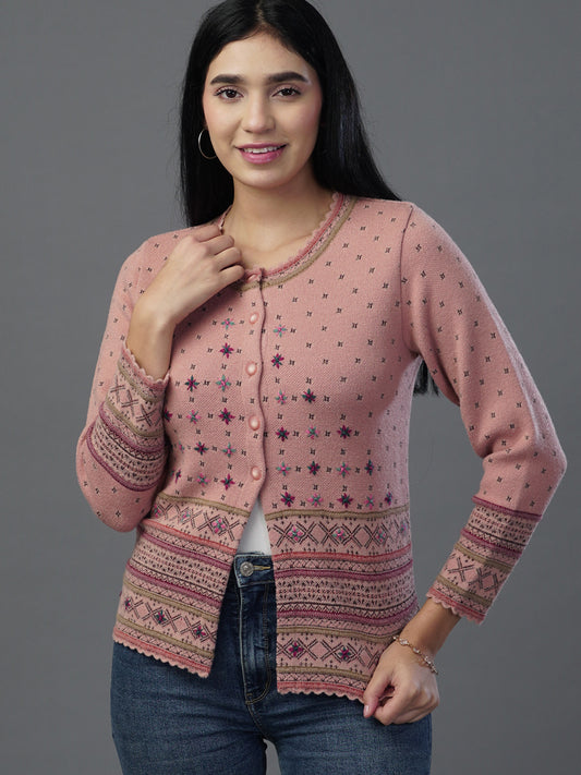 The Sun-Glow Peach Jacquard