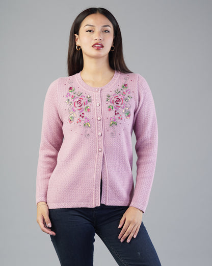 Camille Embroidered Cardigan