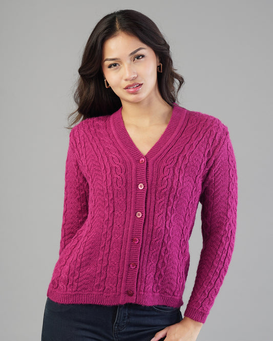 Iris V-Neck Knit Cardigan