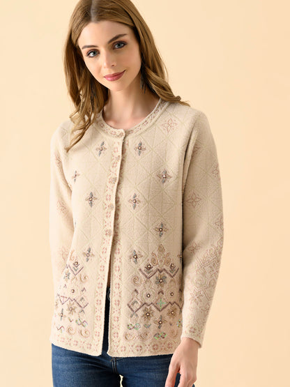 Ornamental Embroidered Sweater