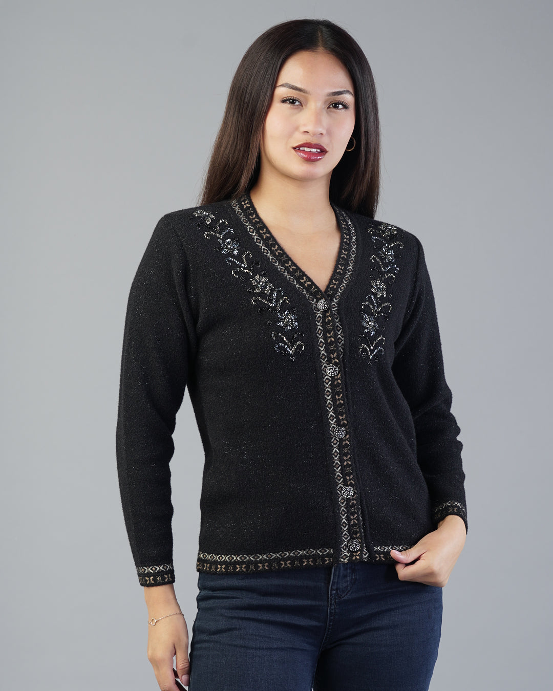 Alora Beaded Cardigan