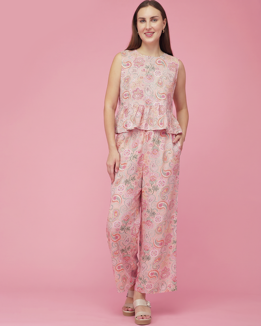 Blush Whim Paisley Set