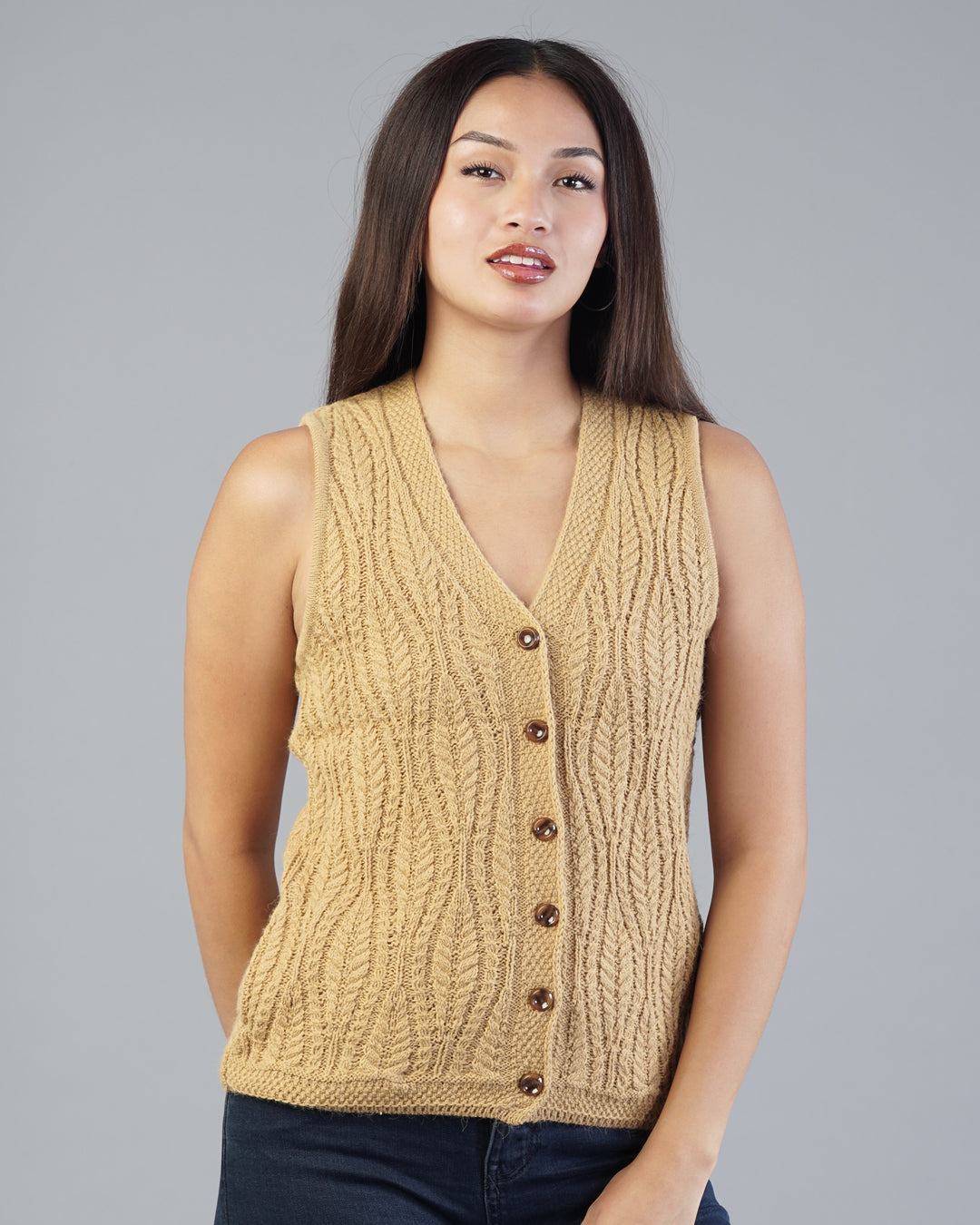 Lyra V-Neck Knit Cardigan