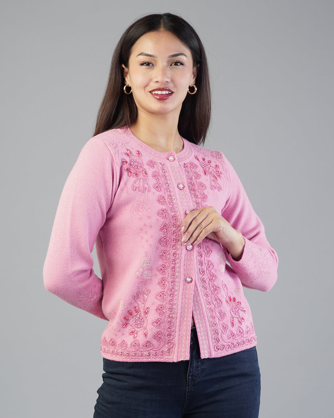 Fiona Beaded Cardigan