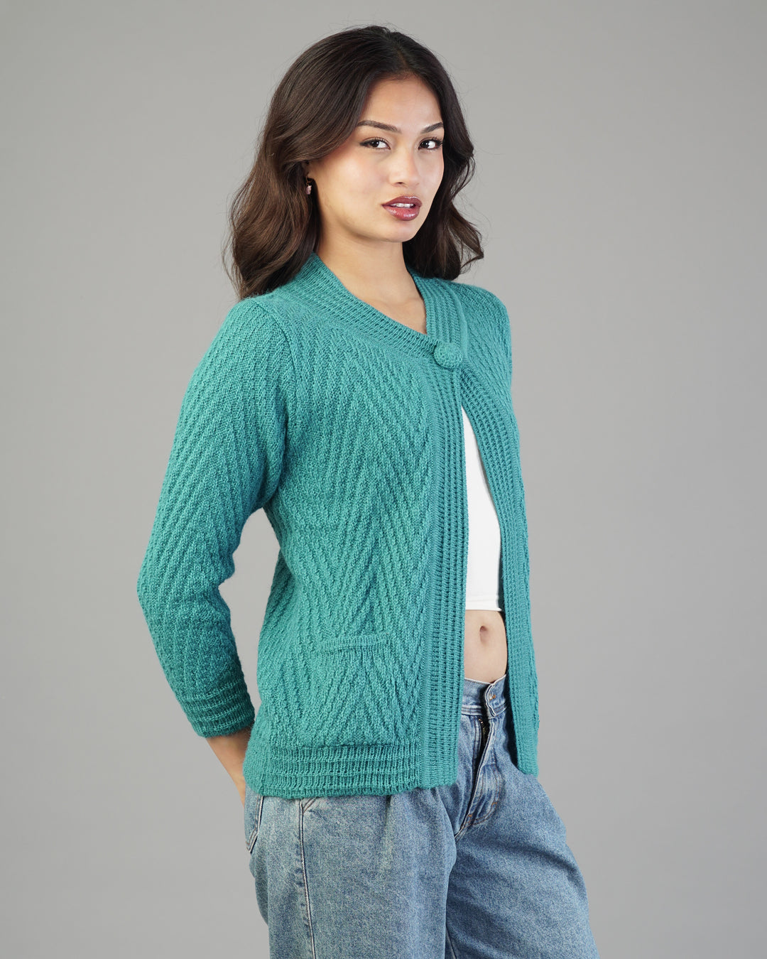 Maeve V-Neck Knit Cardigan