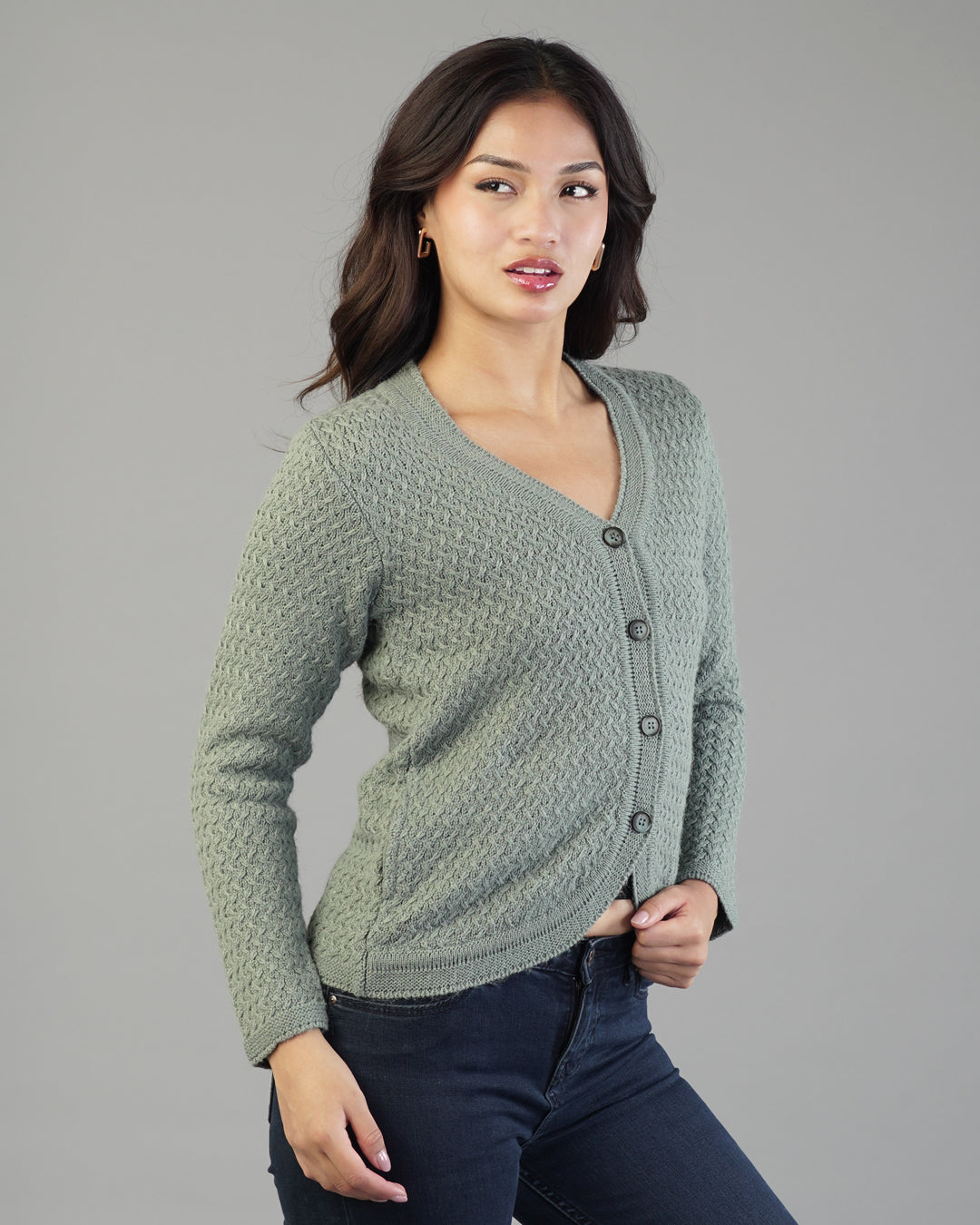 Mina V-Neck Knit Cardigan