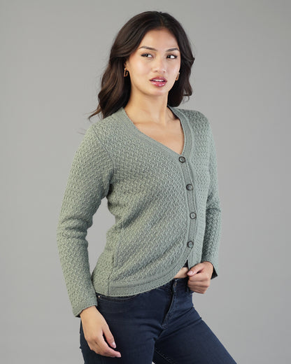 Mina V-Neck Knit Cardigan