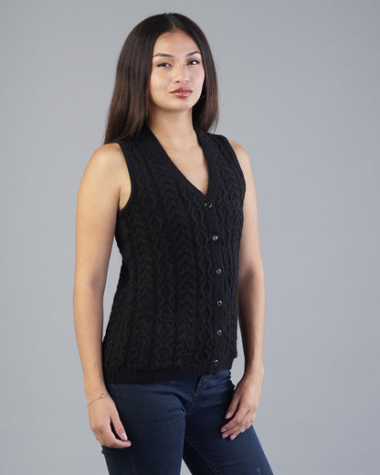 Isla V-Neck Knit Cardigan