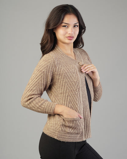 Maeve V-Neck Knit Cardigan