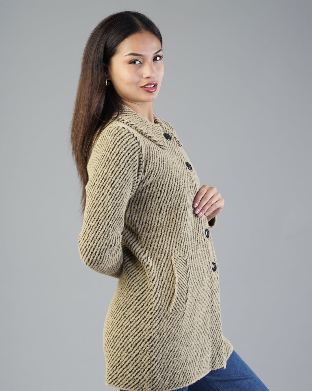 Emilia Collared Cardigan