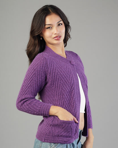 Maeve V-Neck Knit Cardigan