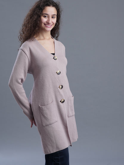 Aira V-Neck Long Cardigan