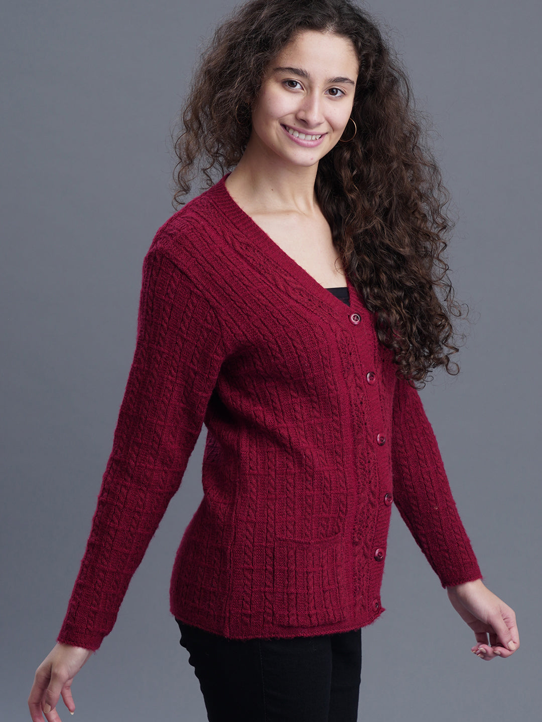  SnowVale V-Neck Cardigan