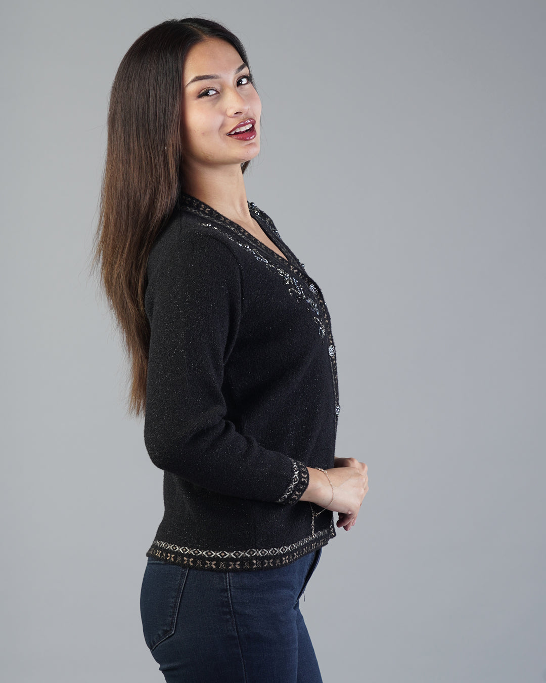 Alora Beaded Cardigan