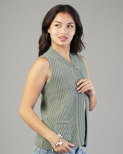 Vera V-Neck Knit Cardigan