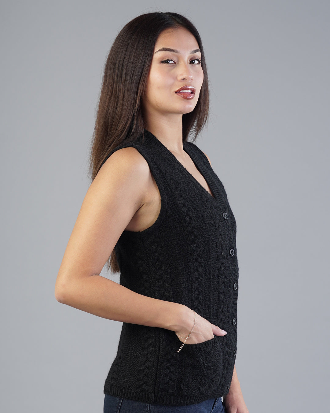 Sofia V-Neck Knit Cardigan
