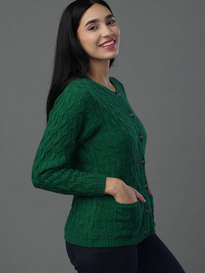 The Verdant Moss V-Neck