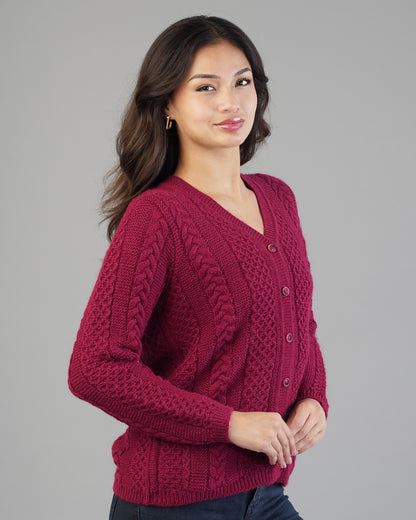 Livia V-Neck Knit Cardigan