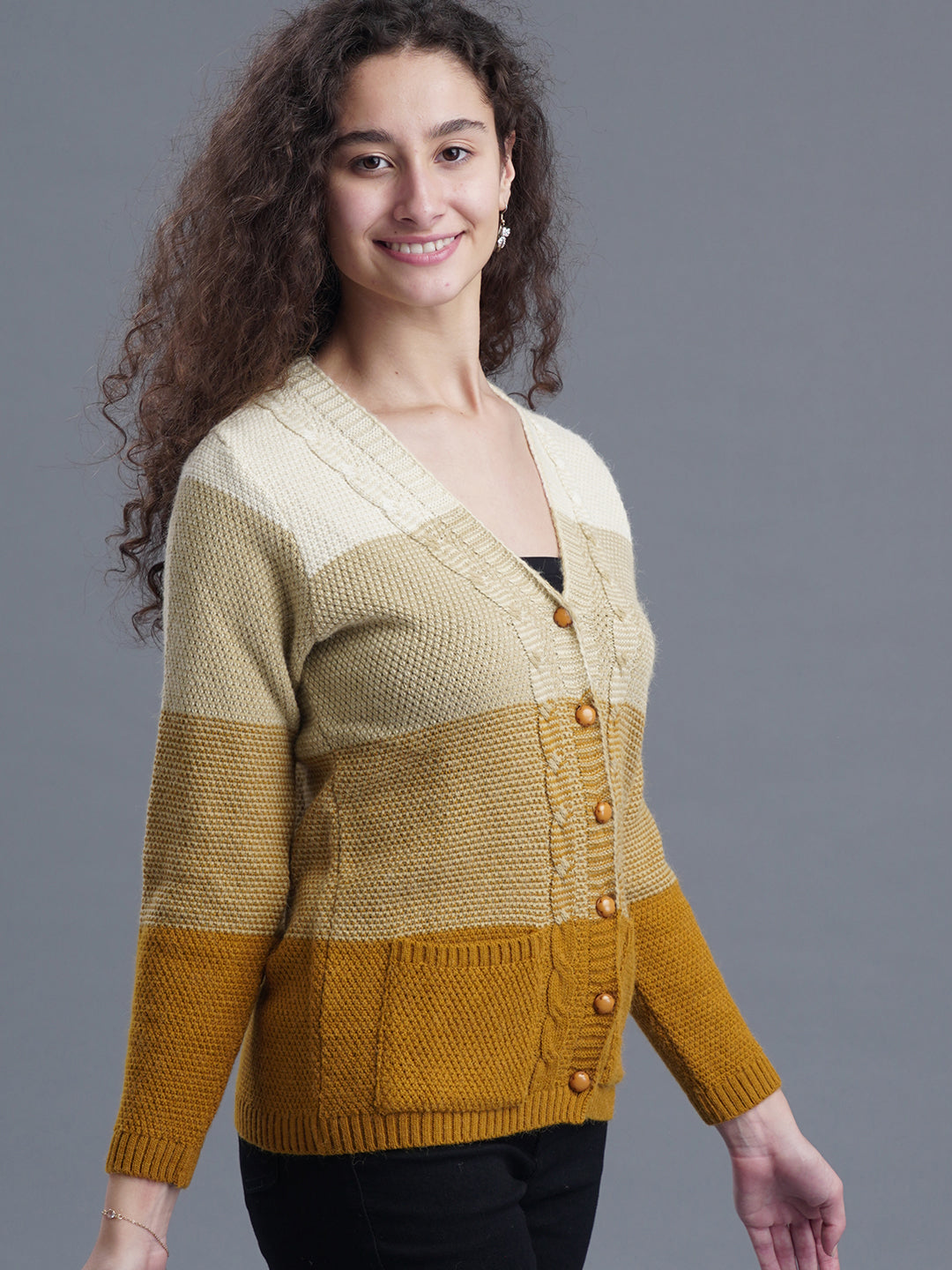 WinterEase V-Neck Cardigan