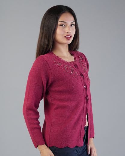 Estelle Beaded Cardigan