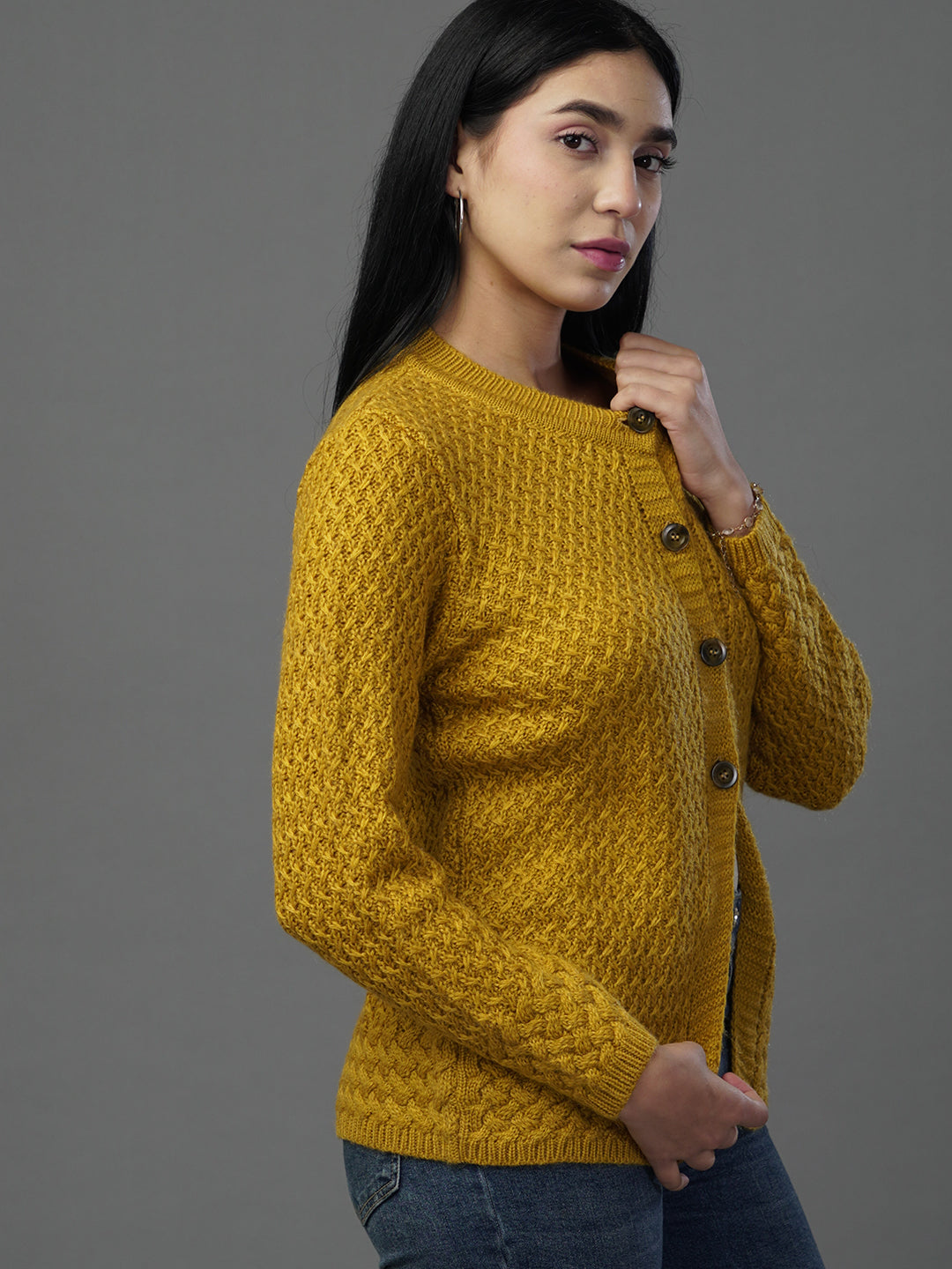 The Gilded Amber Cardigan