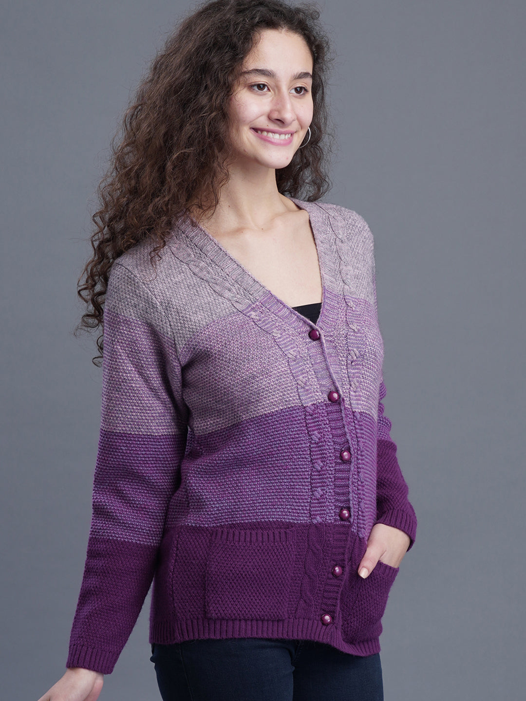 WinterEase V-Neck Cardigan