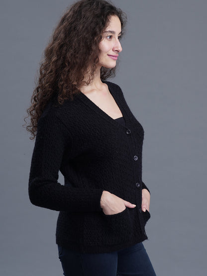 Golden Ember V-Neck CARDIGAN