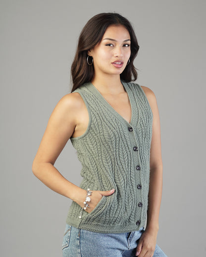 Lyra V-Neck Knit Cardigan