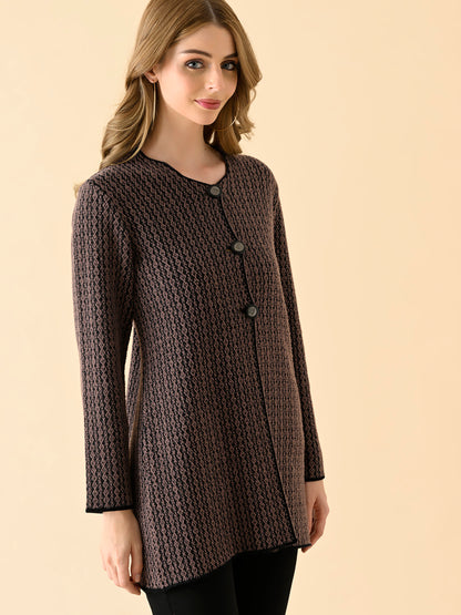Cozy Longline Open Knitwear
