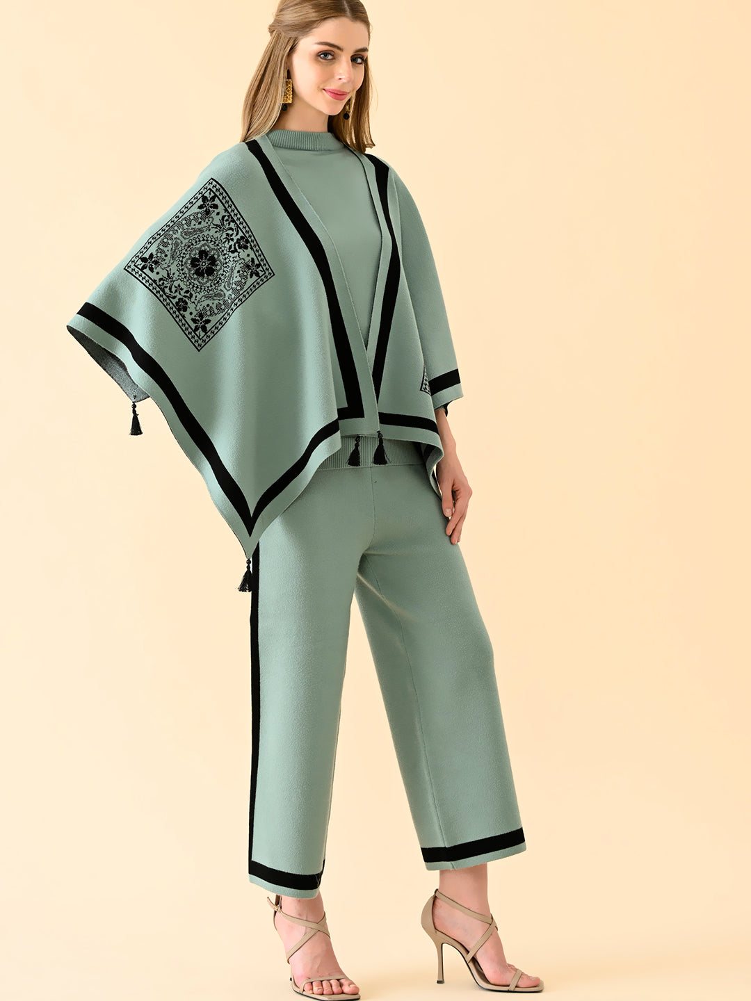 Sage Breeze Tie-Up Co-Ord