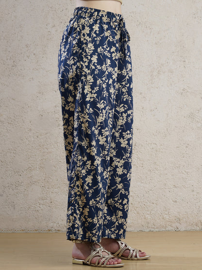Midnight Bloom Palazzo
