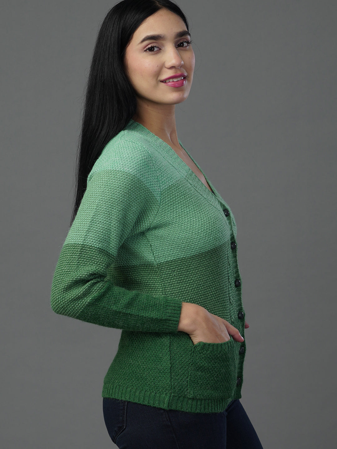 The Forest Fern Textured Knit