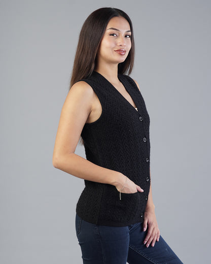 Alina V-Neck Knit Cardigan