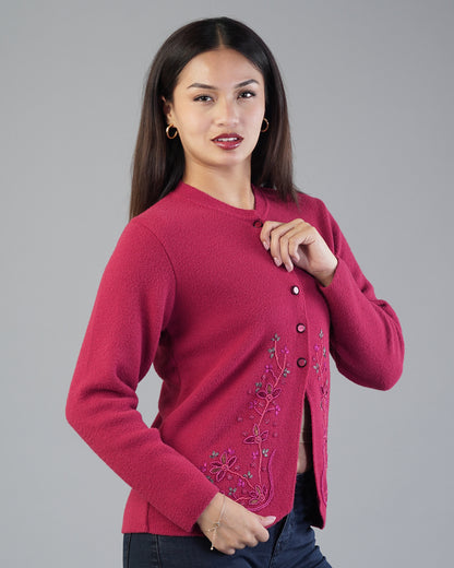 Selene Embroidered Cardigan