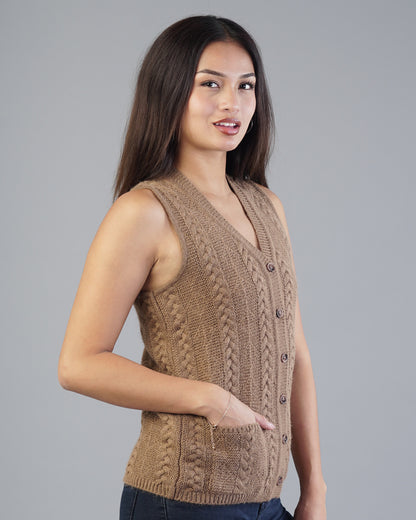 Sofia V-Neck Knit Cardigan