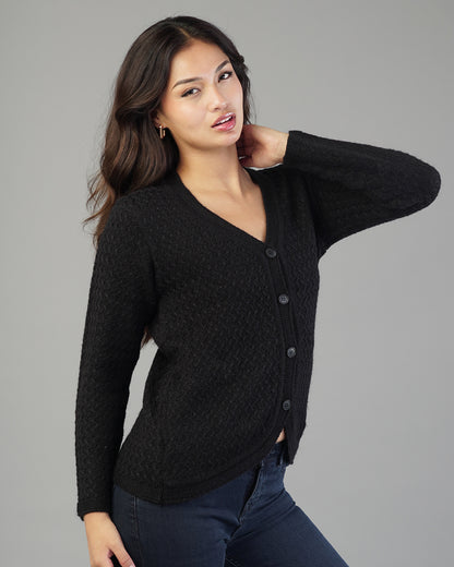 Mina V-Neck Knit Cardigan